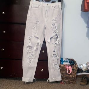 Grey American eagle jeans